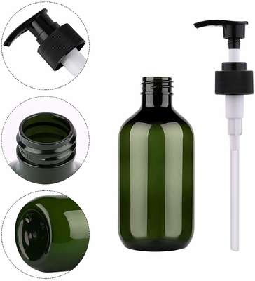 Plastikflaschen-Amber Plastic Shampoo Bottles With-Pumpe der lotions-500ml