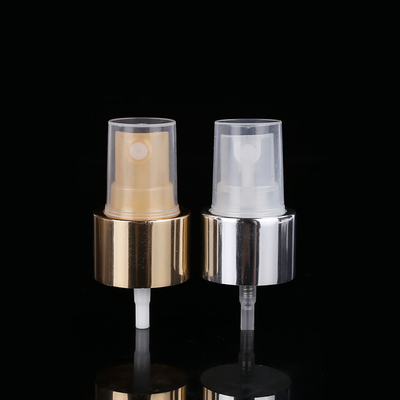 Gold und silberner feiner Nebel-Pumpen-Sprüher 24/410 für Wasser-Flasche