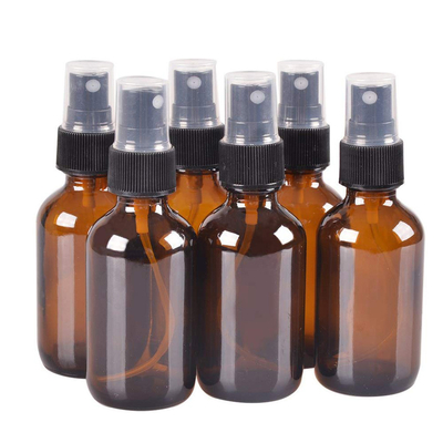 kosmetische Sprühflasche 50ml Brown rüttelt mit 24MM Pumpe für Flüssigkeit