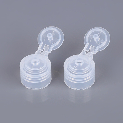 Transparente Lotions-Flaschen-Deckel Flip Top Caps For Bottless 20mm 24mm pp.