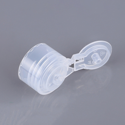 Transparente Lotions-Flaschen-Deckel Flip Top Caps For Bottless 20mm 24mm pp.