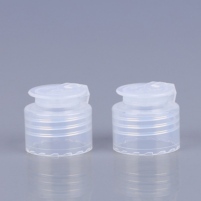Transparente Lotions-Flaschen-Deckel Flip Top Caps For Bottless 20mm 24mm pp.