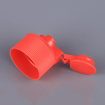 24mm 28mm Plastik-Flip Top Caps For Bottles rotes Schwarzes
