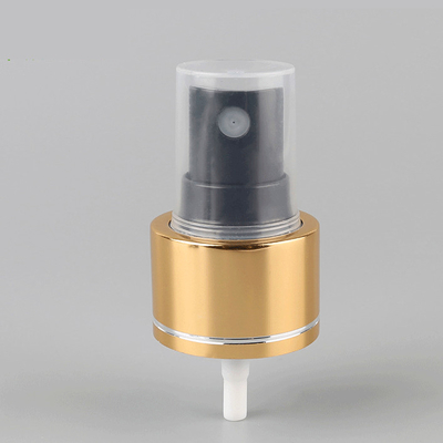 Parfümieren Sie Aluminiumgoldschwarzen feinen Nebel-Sprüher 24/410 28/410