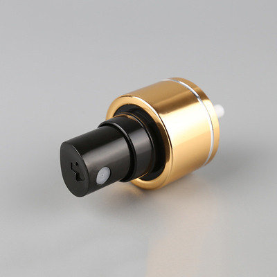 Parfümieren Sie Aluminiumgoldschwarzen feinen Nebel-Sprüher 24/410 28/410