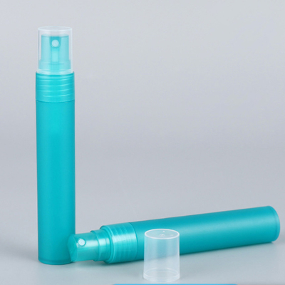 Blaues Polypropylen Pen Perfume Spray Bottle 10ml verhindern flüssiges Durchsickern