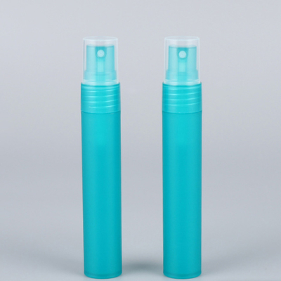 Blaues Polypropylen Pen Perfume Spray Bottle 10ml verhindern flüssiges Durchsickern