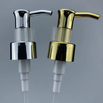 Silberne lotions-Pumpen-Zufuhr des Gold24mm Aluminiumanodisierte