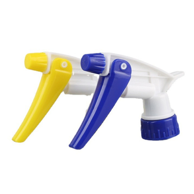 28/400 gelbe blaue rote Triggerspray-Plastikdüsen mit Plastikflasche