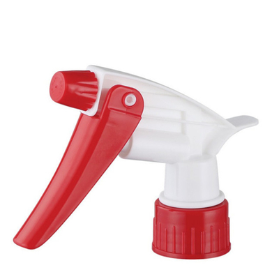 28/400 gelbe blaue rote Triggerspray-Plastikdüsen mit Plastikflasche
