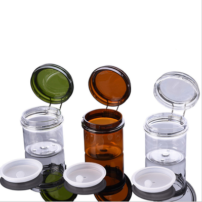 Lotions-Öle klären Brown-Make-upleere Cremetiegel mit Deckeln 20ml
