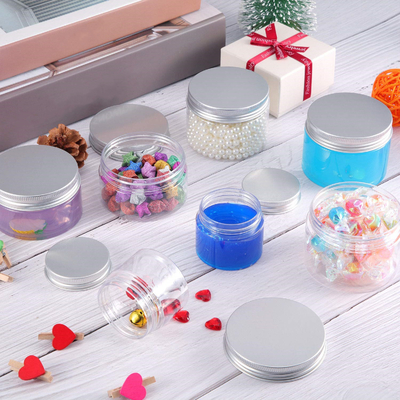 2,13 Zoll-klare Plastik4-unze-kosmetische Gläser mit Deckeln mit den Deckeln wasserundurchlässig