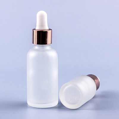 Rose Gold Frosted Eye Dropper füllt 3ml 5ml 10ml 15ml ab