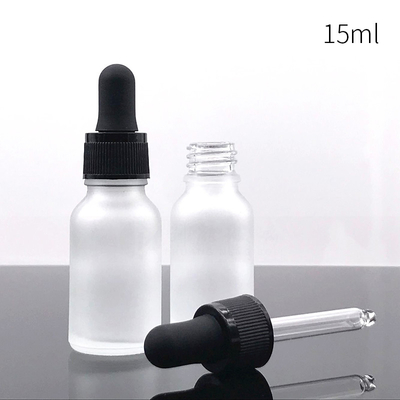 Multi Kapazität bereifte Flaschen des Tropfenzähler-Glasätherischen öls 5ml 10ml