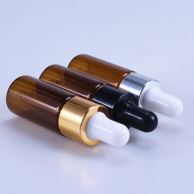 Glastropfflasche der Kosmetik-10ml 15ml 20ml Brown für ätherisches Öl