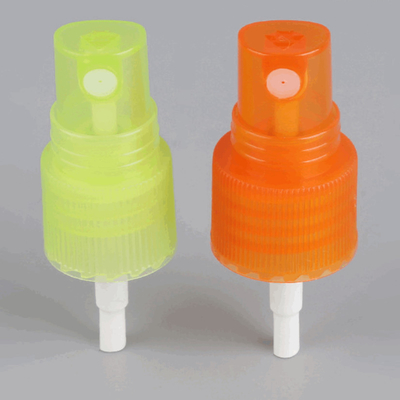Grüne orange Plastik-24mm Nebel-Spray-Pumpe für HAUSTIER Flasche