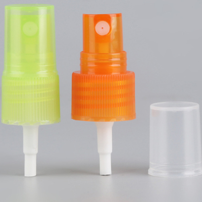 Grüne orange Plastik-24mm Nebel-Spray-Pumpe für HAUSTIER Flasche