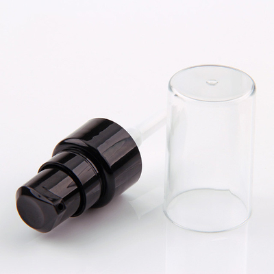 Glatte 20MM schwarze kosmetische Lotions-Pumpe mit voller klarer Abdeckung