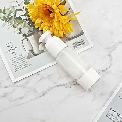 Plastik1 Unze luftlose Pumpflasche 30ml 50ml Hautpflege LinDeer