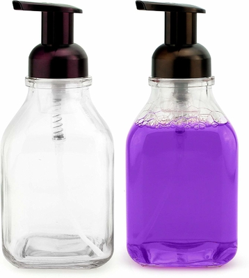 LinDeer-Schwarzes HAUSTIER 500ml Lotions-Pumpflaschen transparent