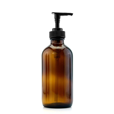 Plastiklotions-Flasche HAUSTIER Browns 500ml mit 28MM schwarzer Pumpe