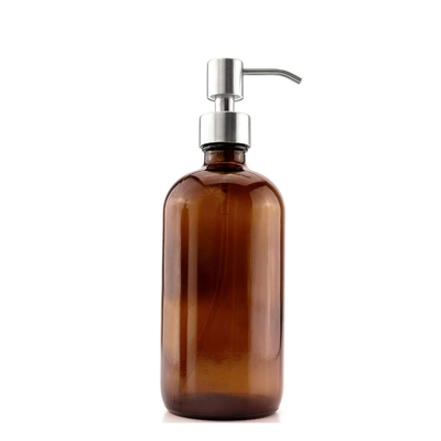 Glas-Lotions-Flaschen 500ML Brown mit 28mm Pumpen-Zufuhr