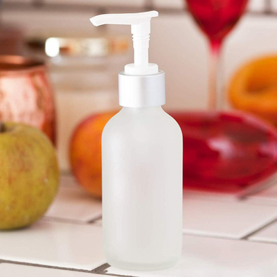 Pumpen-Lotions-Flasche ODM LinDeer weißes Mattglas-100ml
